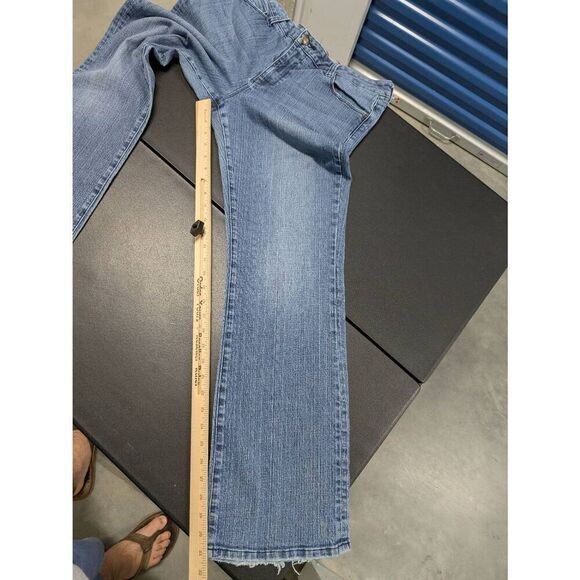 Ooh La La Light Blue Wash SASSON BOOTCUT BOOGIE Jeans Women's Size 14 - Picture 8 of 8